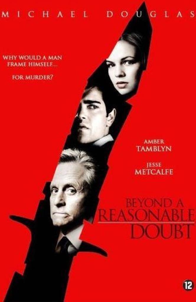 Beyond a reasonable doubt met Michael Douglas,, Cd's en Dvd's, Dvd's | Thrillers en Misdaad, Zo goed als nieuw, Maffia en Misdaad