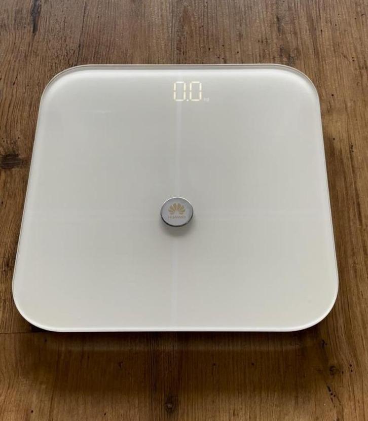 Huawei AH100 slimme weegschaal, Elektronische apparatuur, Weegschalen, Zo goed als nieuw, Digitaal, Personenweegschaal, 100 kg of meer