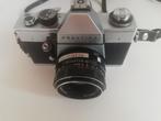 Praktica LTL met 2 lenzen 50mm & telelens 135mm, Ophalen of Verzenden, Gebruikt, Spiegelreflex