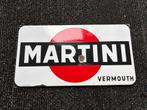 Emaille reclamebord Martini Vermouth, Verzamelen, Ophalen of Verzenden, Gebruikt, Reclamebord