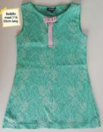 Groene jurk met roze strik Bel&Bo maat 116, Bel&Bo, Fille, Utilisé, Robe ou Jupe