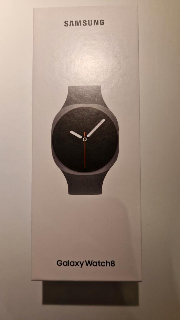 Samsung Galaxy Watch 8 horloge splinternieuw, Bijoux, Sacs & Beauté, Montres connectées, Neuf, Android, Noir, Distance, Bandage calorique