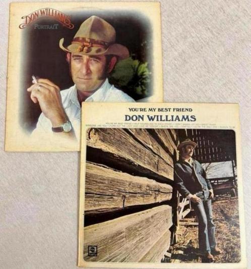 2x Don Williams Vinyl LP 12” Portrait You're My Best Friend, Cd's en Dvd's, Vinyl | Country en Western, Ophalen of Verzenden
