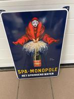 emaille reclame bord spa monopole, Verzamelen, Merken en Reclamevoorwerpen, Ophalen, Nieuw, Reclamebord