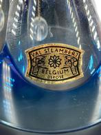 Clochette en Cristal Bleu Val Saint Lambert, Antiquités & Art, Antiquités | Verre & Cristal, Enlèvement ou Envoi