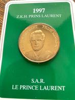 munt prins Laurent, Postzegels en Munten, Munten | België, Ophalen of Verzenden, Verguld, Losse munt