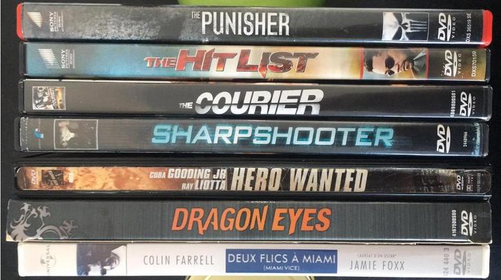 Lot DVD's: Actie (meerdere foto's, apart verkrijgbaar), Cd's en Dvd's, Dvd's | Actie, Zo goed als nieuw, Ophalen of Verzenden