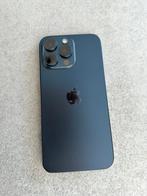 iPhone 15 Pro Max 256GB – topstaat met hoesje & bescherming, Blauw, IPhone 15 Pro Max, Zo goed als nieuw, 87 %