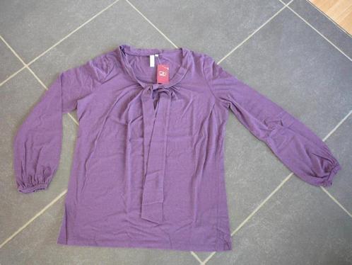splinternieuw paarse bloes met etiket, Kleding | Dames, Blouses en Tunieken, Nieuw, Maat 42/44 (L), Paars, Ophalen of Verzenden