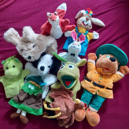 Zachte handpoppen poppenkastpoppen ( C ), Kinderen en Baby's, Speelgoed | Poppen, Zo goed als nieuw, Ophalen of Verzenden