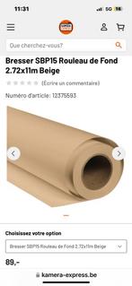 Papier de fond rouleau  272cm/11m beige photo studio Bresser, Ophalen