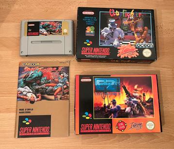 Snes oudere games (>1993) VASTE PRIJZEN!🎮📺🎮📺🎮 disponible aux enchères