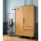 Gloednieuwe kleerkast Maisons du Monde met lichte schade, Ophalen, 100 tot 150 cm, Eikenhout, Scandinavisch