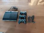 Ps3 slim+ 20 spellen en 3 controllers, Ophalen, Gebruikt, Slim