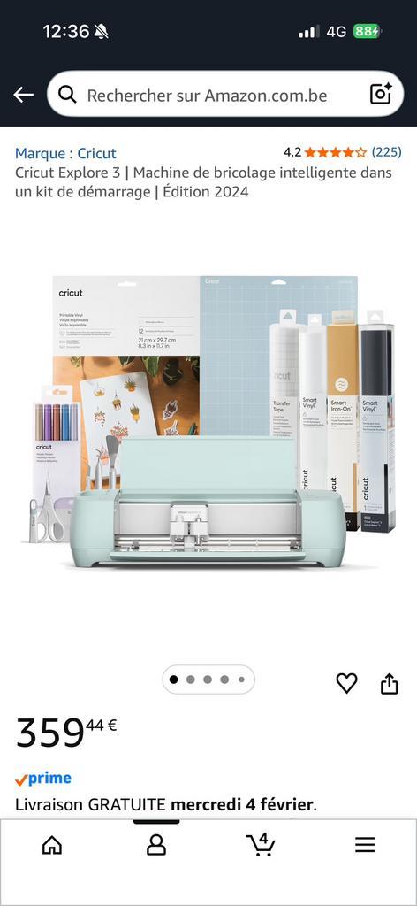 Cricut explore 3 machine de personnalisation, Hobby & Loisirs créatifs, Bricolage, Comme neuf, Matériel, Enlèvement