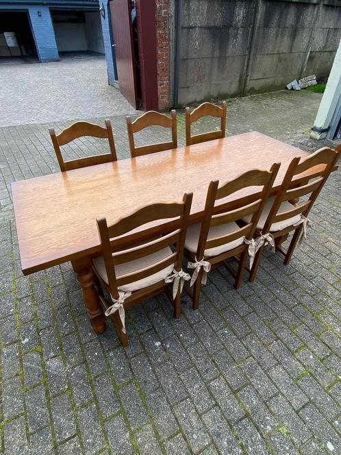Eetplaats, Huis en Inrichting, Complete eetkamers, Gebruikt, 4 tot 6 stoelen, Ophalen