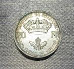 20 Frank 1935 Leopold 3, Setje, Zilver, Ophalen of Verzenden, Zilver