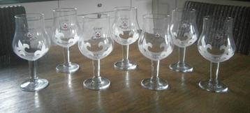 7 Tripel Karmeliet glazen 0,3L beschikbaar voor biedingen