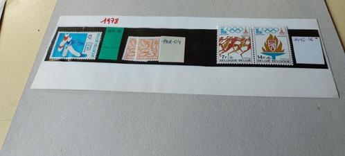 postzegels België 1978, Postzegels en Munten, Postzegels | Europa | België, Postfris, Overig, Overig, Zonder envelop, Postfris