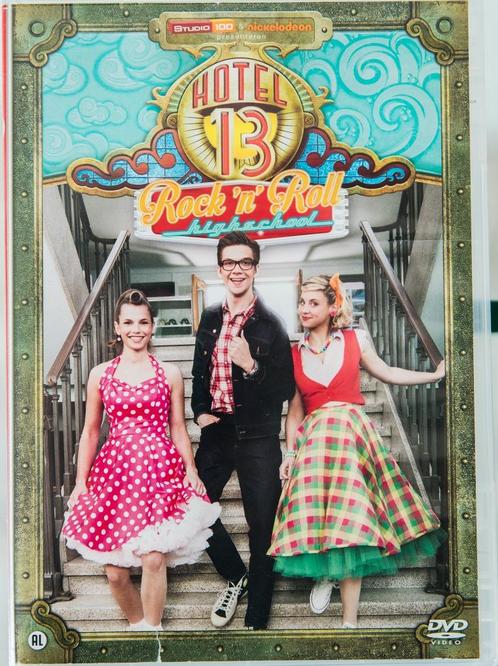 2 dvd hotel 13 rock n roll highschool+gratis dvd studio 100, Cd's en Dvd's, Dvd's | Kinderen en Jeugd, Tv fictie, Avontuur, Ophalen of Verzenden