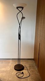 Staande uplight lamp, Huis en Inrichting, Ophalen, Gebruikt, Klassiek, Glas