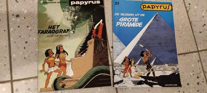 Papyrus - nrs 4 en 21, Boeken, Stripverhalen, Zo goed als nieuw, Meerdere stripboeken, Ophalen