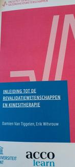 Inleiding tot de revalidatiewetenschappen en kinesitherapie, Boeken, Studieboeken en Cursussen, Ophalen, Gelezen, D. Van T