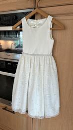 Communie - bruidsmeisjes kleed, 9 a 10 jaar, Ophalen of Verzenden, Zo goed als nieuw, Wit, Bruidsmeisjeskleding