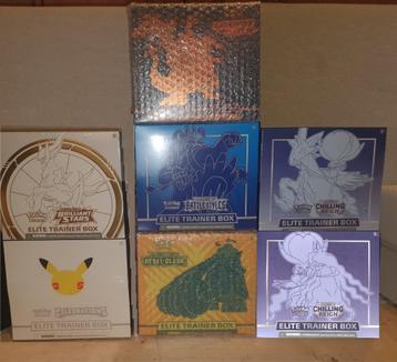 Pokemon collectie etbs (7 Elite Trainer Boxen) beschikbaar voor biedingen