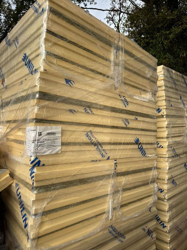 Isolatie Utherm wall L flex 100+25 1200x600 TG, Doe-het-zelf en Bouw, Isolatie en Afdichting, Nieuw, Muurisolatie, Hardschuim (Pir)
