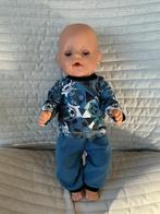 417. Babyborn : Nieuwe T- shirt met lange mouwen + broek, Enlèvement ou Envoi, Neuf, Baby Pop