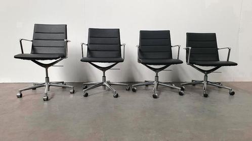 4x Valea Elle 409 design bureaustoel ICF zwart, Huis en Inrichting, Bureaustoelen, Gebruikt, Bureaustoel, Zwart, Ophalen