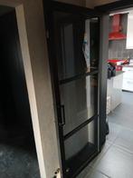 x2 tussendeuren zwart met beglazing en magneetsluiting, Ophalen, Gebruikt, 80 tot 100 cm, Binnendeur