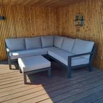 Loungeset, Tuin en Terras, Ophalen, 5 zitplaatsen, Aluminium, Zo goed als nieuw