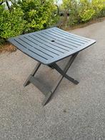 Table noir en plastique pliable, Jardin & Terrasse, Enlèvement ou Envoi, Comme neuf, Carré, Plastique