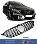 W205 C205 AMG GT GRIL C KLASSE 2014-2018 CHROOM / ZWART PRE-, Auto-onderdelen, Ophalen of Verzenden, Gebruikt, Mercedes-Benz