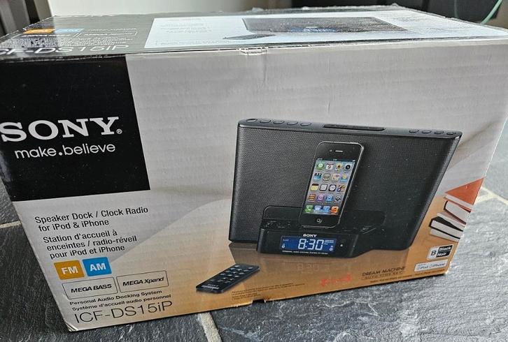 Sony Docking Station ICF-DS15iP, Audio, Tv en Foto, Radio's, Gebruikt, Overige typen, Ophalen of Verzenden
