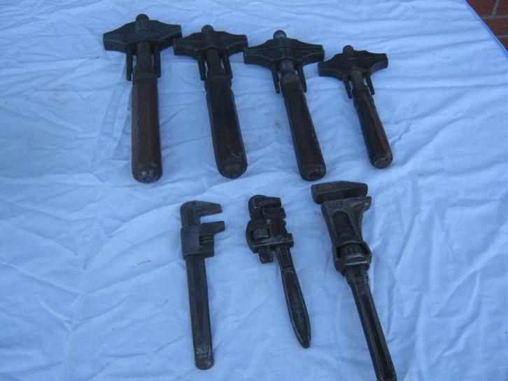 OUD GEREEDSCHAP MOERSLEUTELS, Antiek en Kunst, Antiek | Gereedschap en Instrumenten, Ophalen of Verzenden