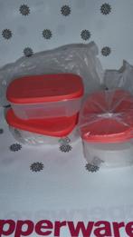 Tupperware set congélateur bas/boîtes de rangement/épices, Maison & Meubles, Rouge, Enlèvement ou Envoi, Neuf
