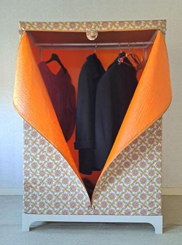 Verplaatsbare / opvouwbare kleerkast  (100 x 50 x 148), Ophalen, Kunststof, Gebruikt, 100 tot 150 cm