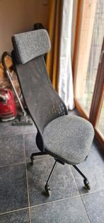 Chaise bureau IKEA JÄRVFJÄLLET – confortable, bon état, Maison & Meubles, Gris, Enlèvement, Utilisé, Chaise de bureau
