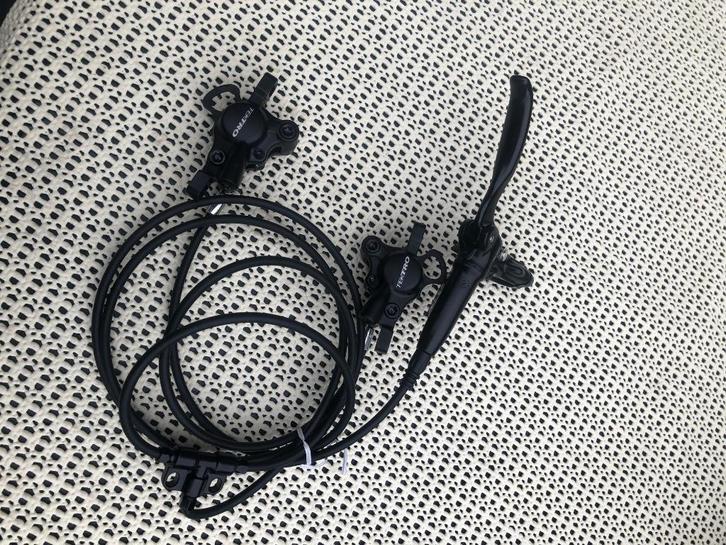 :NIEUW TEKTRO AURIGA TWIN HYDRAULISCH REMSET MET SPLITTER, Fietsen en Brommers, Fietsaccessoires | Buggydragers, Nieuw, Ophalen of Verzenden
