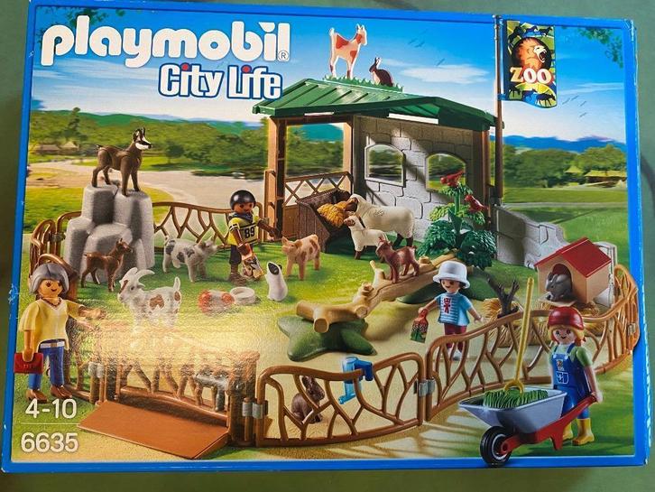 Playmobil Grote kinderboerderij City Life set 6635, Kinderen en Baby's, Speelgoed | Playmobil, Zo goed als nieuw, Complete set