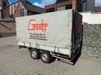 Plateau aanhangwagen 3m x 1m50 - 750Kg met huif, Ophalen, Gebruikt