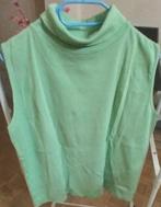 Sous-pull/débardeur sans manches 'M&S' vert clair (XL)., Enlèvement, Comme neuf, Taille 46/48 (XL) ou plus grande, Vert