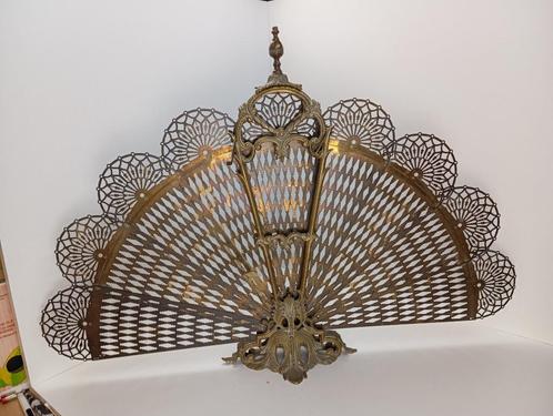 haardscherm brons koper beeld art deco, Antiek en Kunst, Antiek | Brons en Koper, Brons, Ophalen of Verzenden