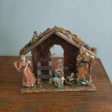 Vintage kerstbedje  beschikbaar voor biedingen
