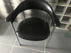 Retro (kuip)stoel zwart, Huis en Inrichting, Ophalen of Verzenden, Zwart