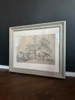 Bijzondere Aquarel Tekening van Koekkoek ingekaderd!, Antiek en Kunst, Ophalen