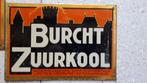 3 panneaux d'affichage en étain Burcht Sauerkraut., Utilisé, Enlèvement ou Envoi